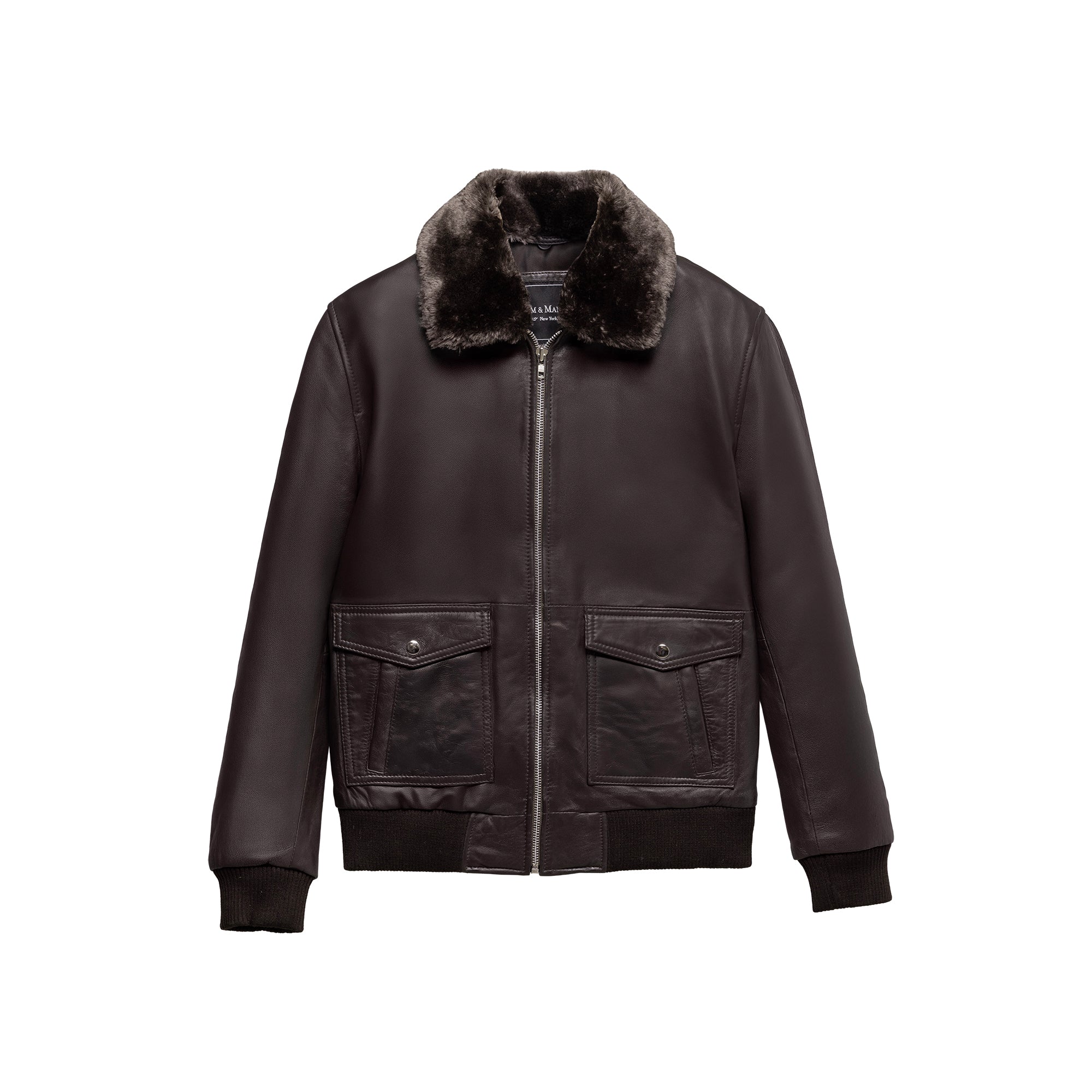 Nicola Men's Bomber Style Leather Jacket