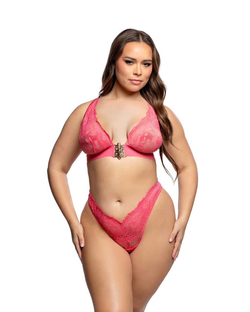 Infinite Lace Halter Set