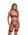 Beaded Belle 3-Piece Garter Set