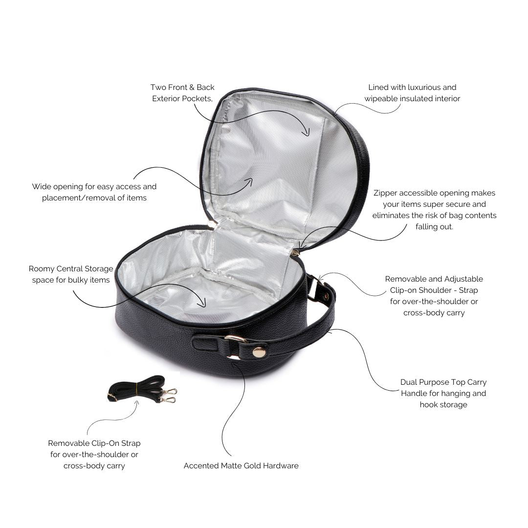 Classic Snack Bag | Ebony Black