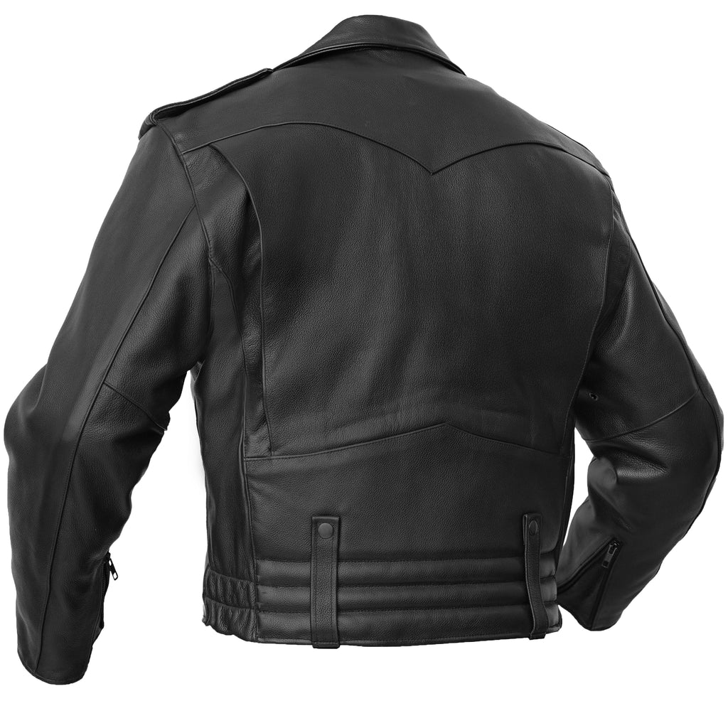 Rogue Rider Men’s Leather Motorcycle Jacket