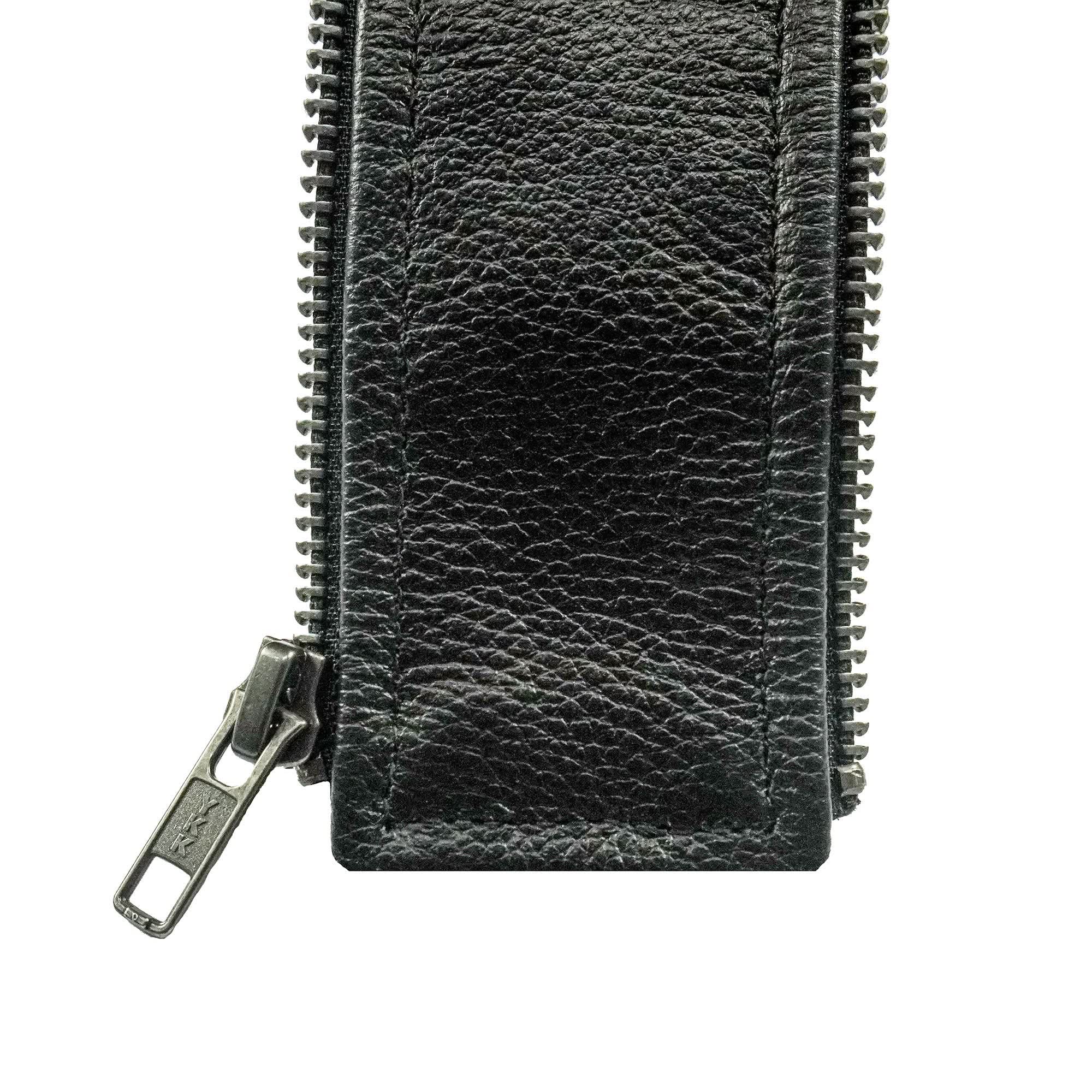 VXP53 Men's Black Universal Vest Expander Panel with Gun Metal Zip # 5