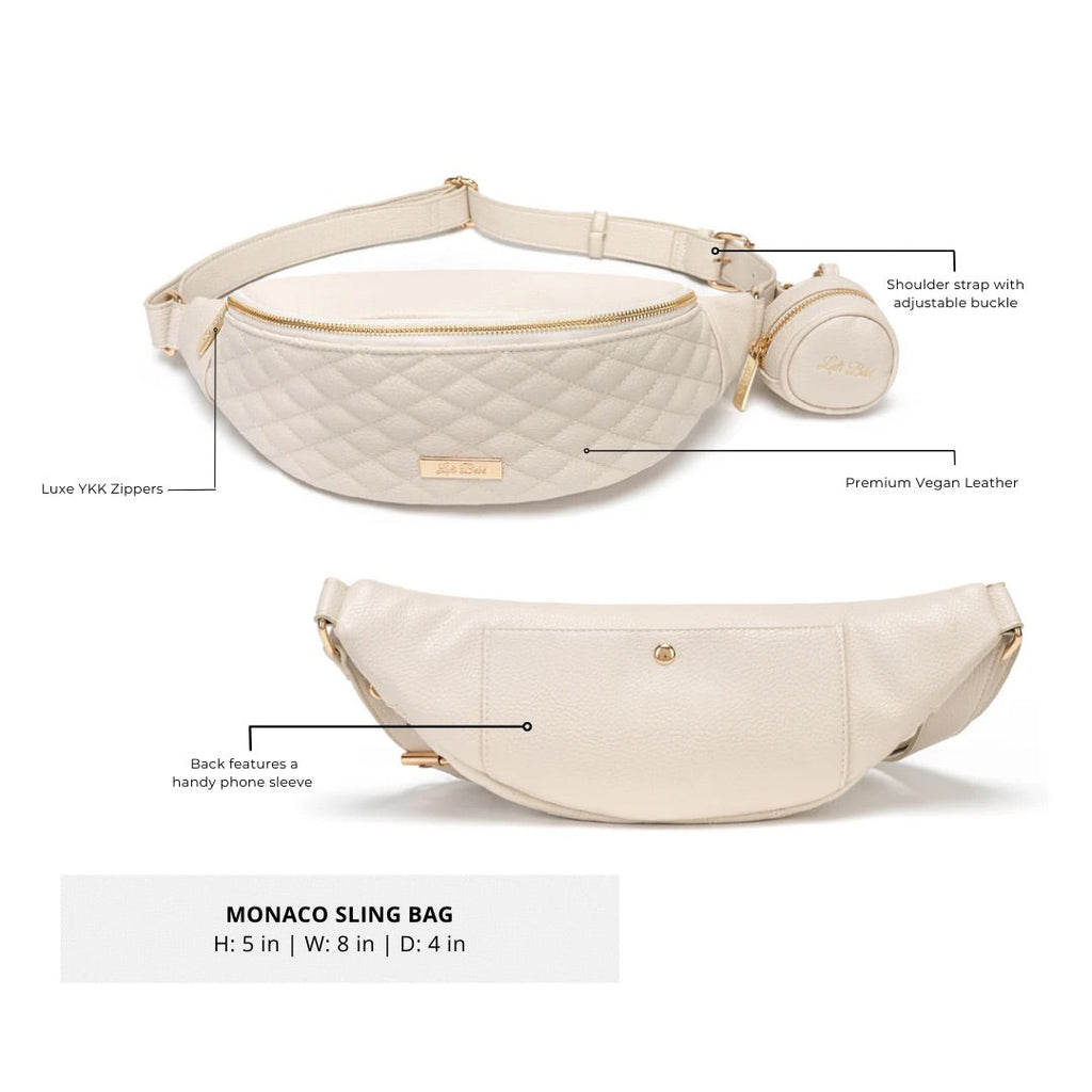 Crossbody Sling Bag | Pearl White