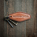 Motorcycle Leather Keychain Motel Style