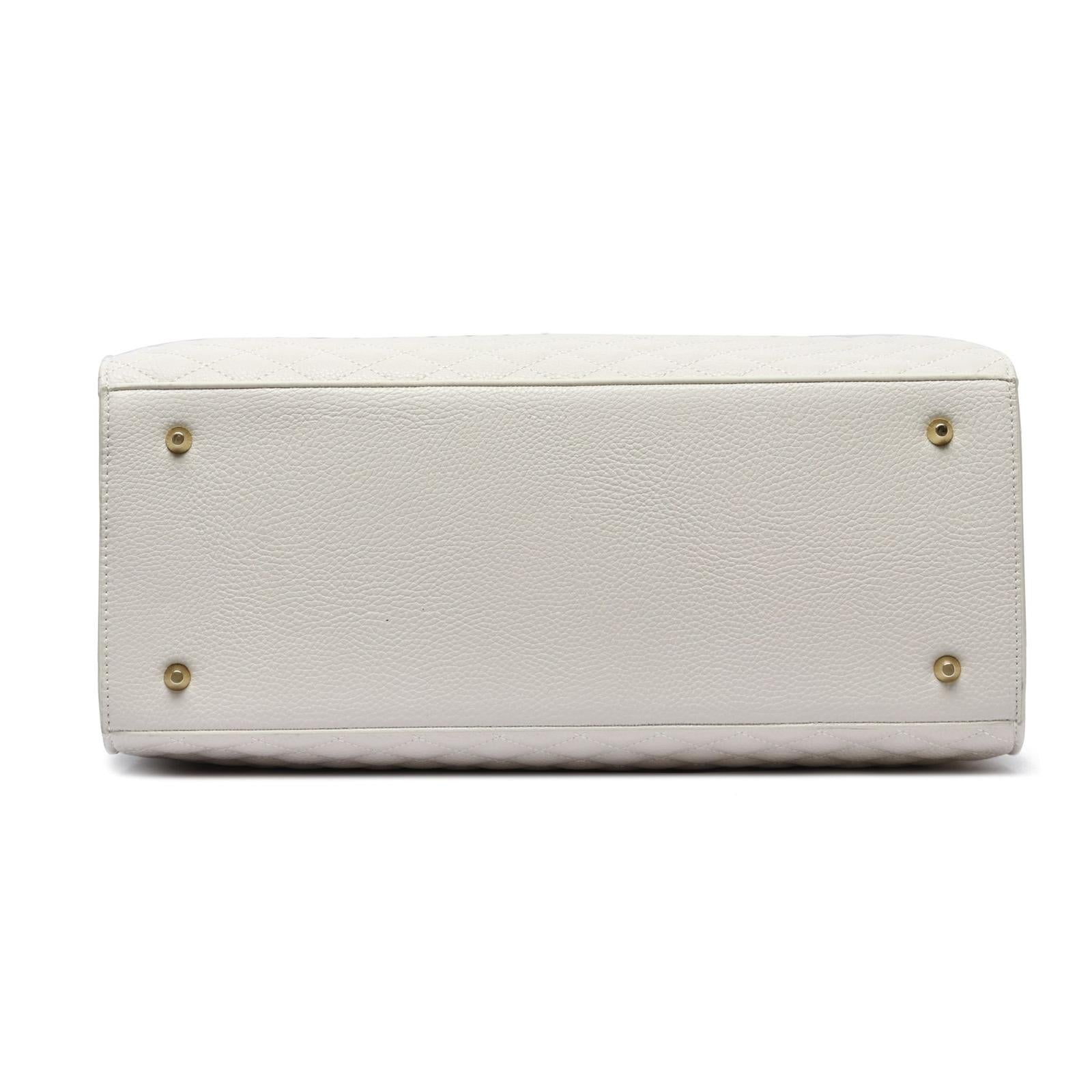 Classic Tote Bag | Pearl White