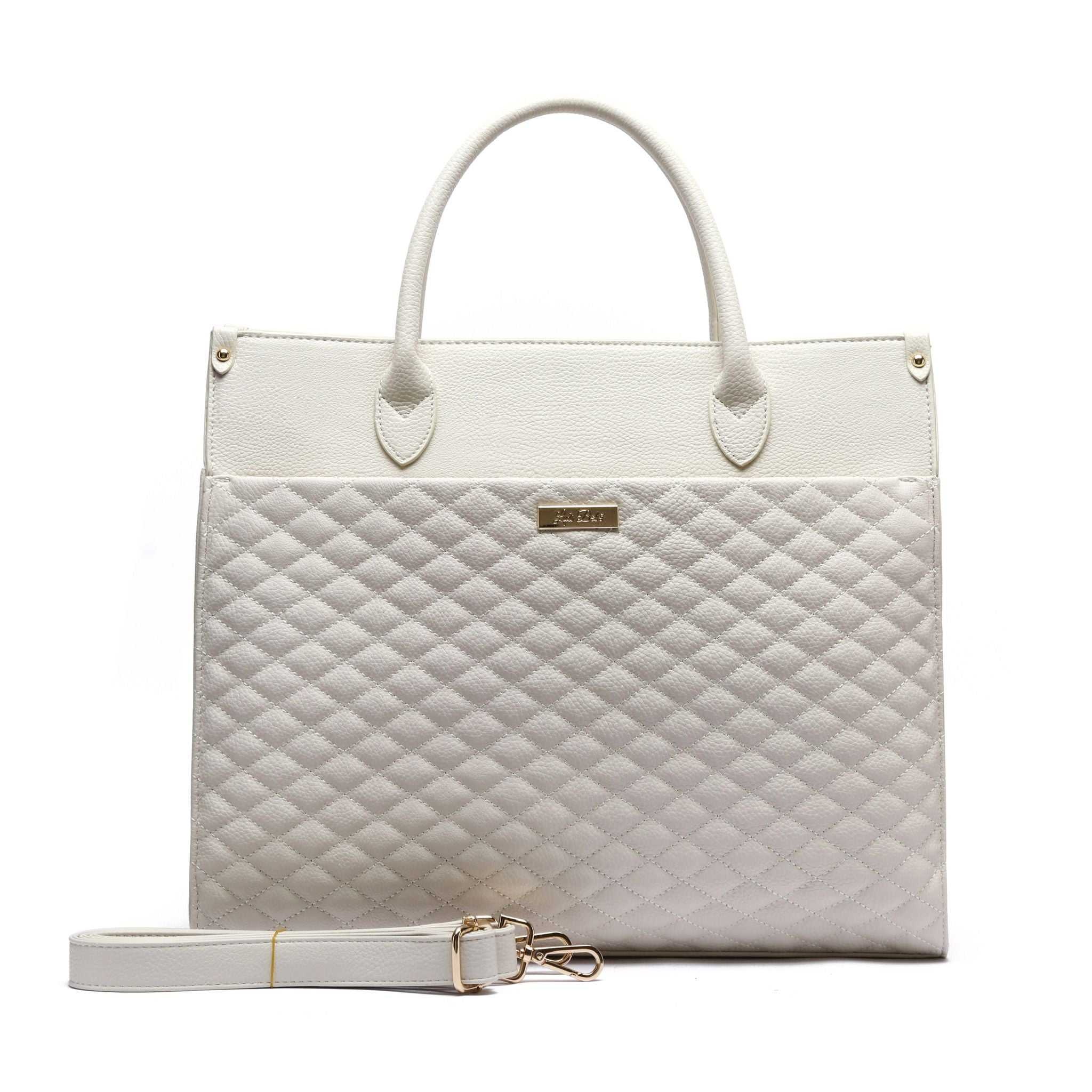 Classic Tote Bag | Pearl White