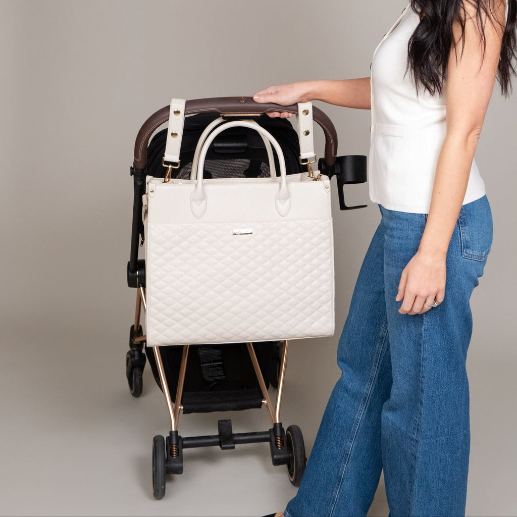 Classic Tote Bag | Pearl White