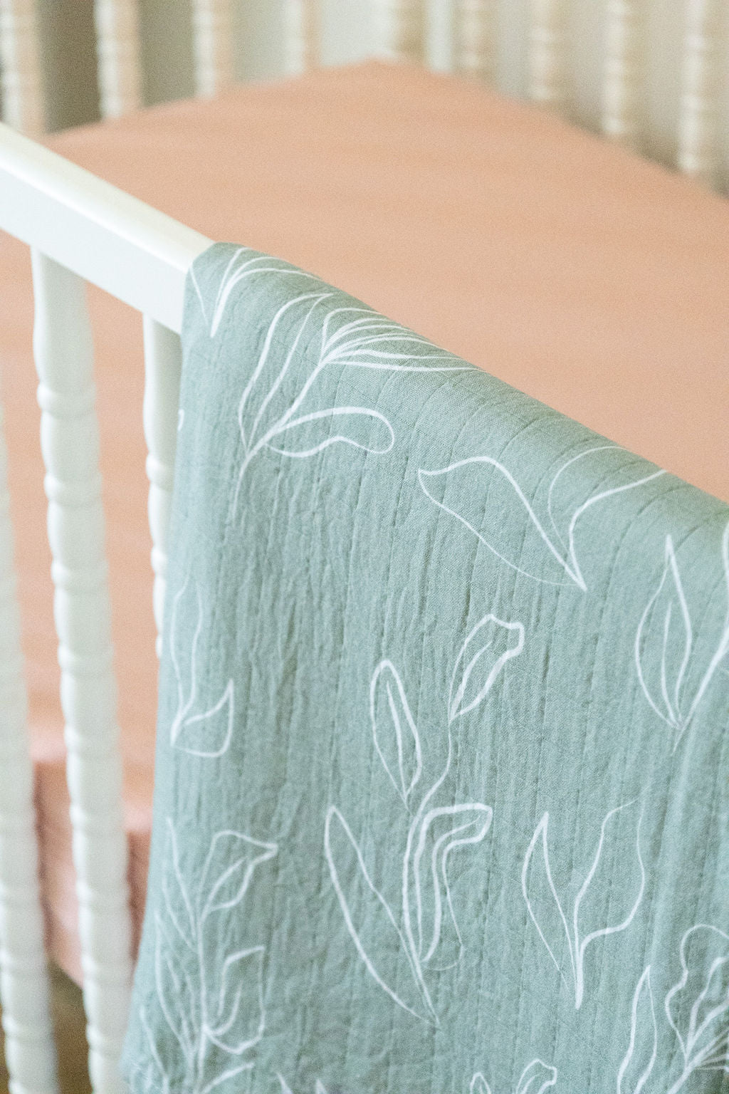 100% Organic Cotton Gauze Muslin Crib Sheet