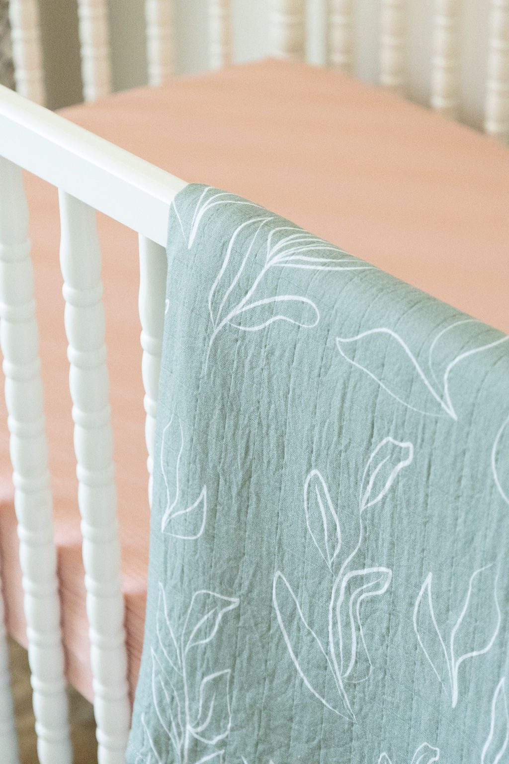 100% Organic Cotton Gauze Muslin Crib Sheet