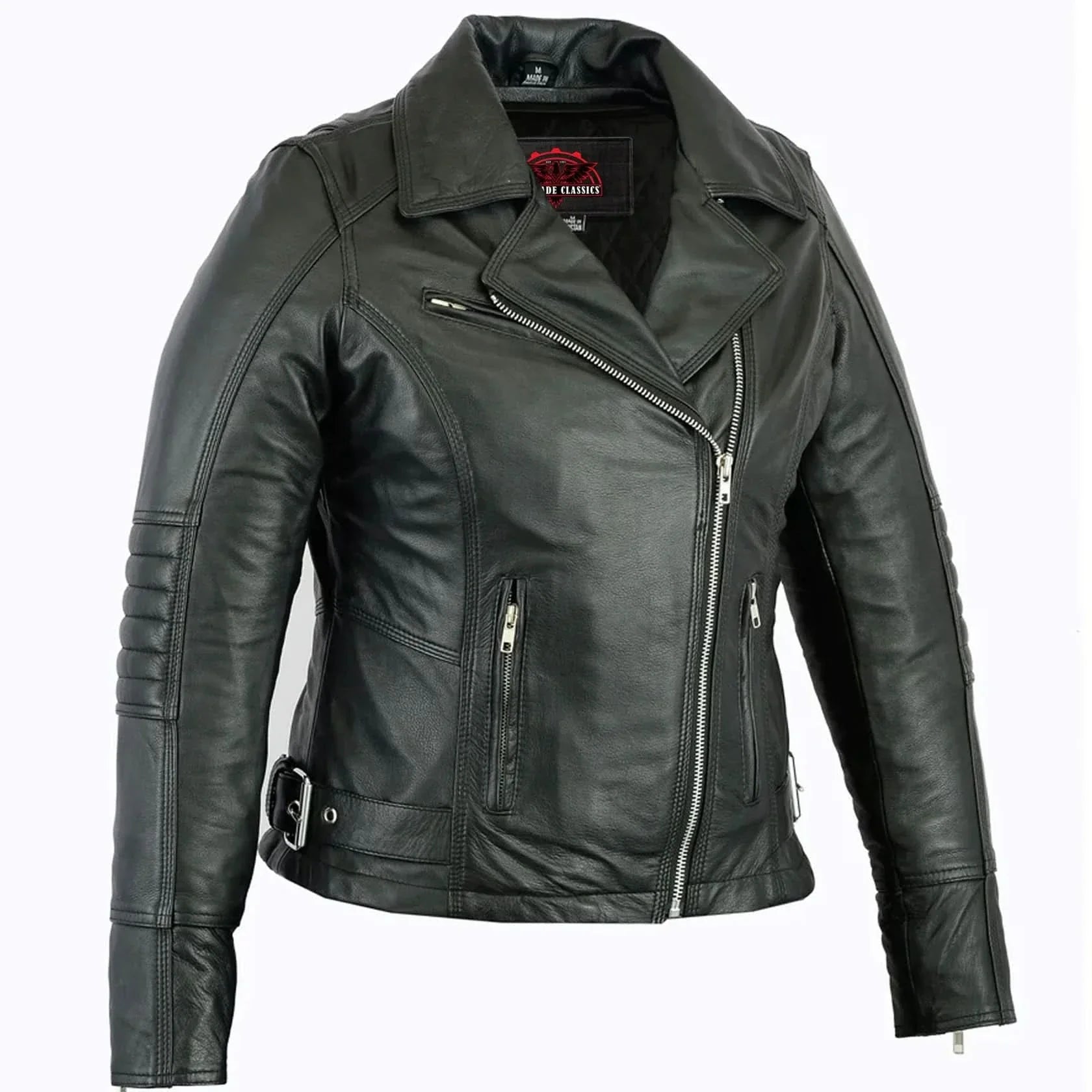 Women's Updated Lightweight Stylish M/C Jacket