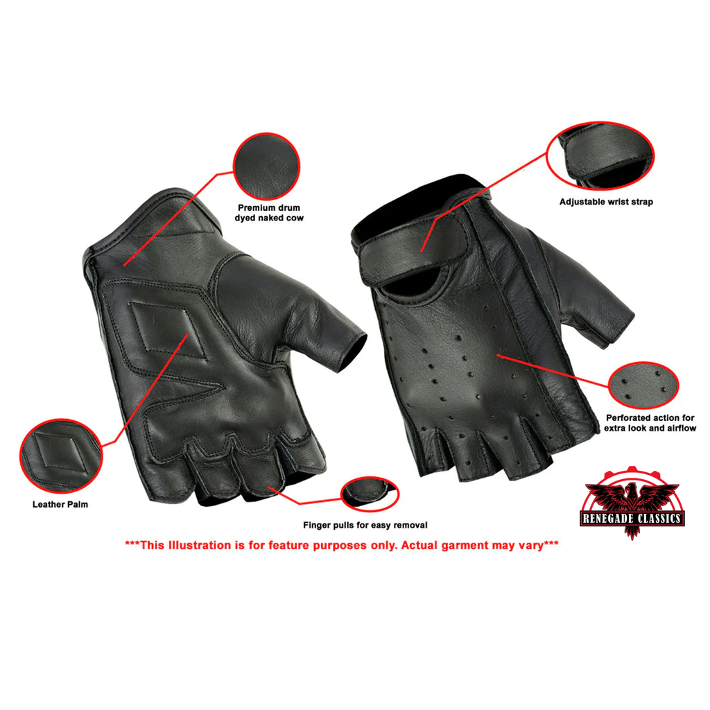 Premium Fingerless Cruiser Glove