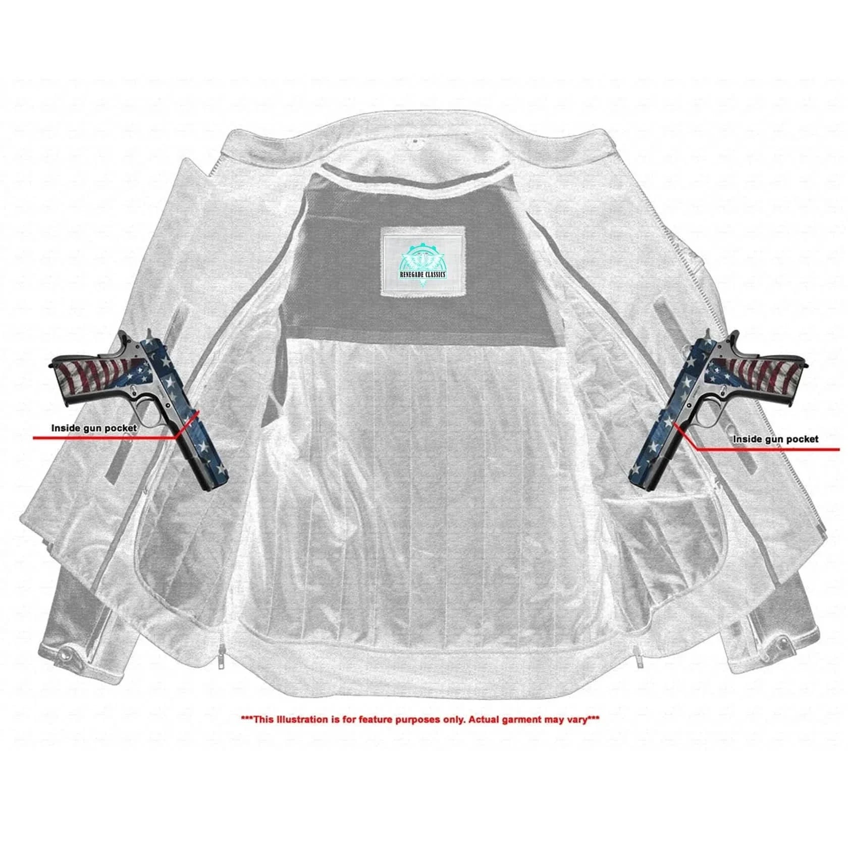 Men's Black Reflective Skulls Scooter Jacket