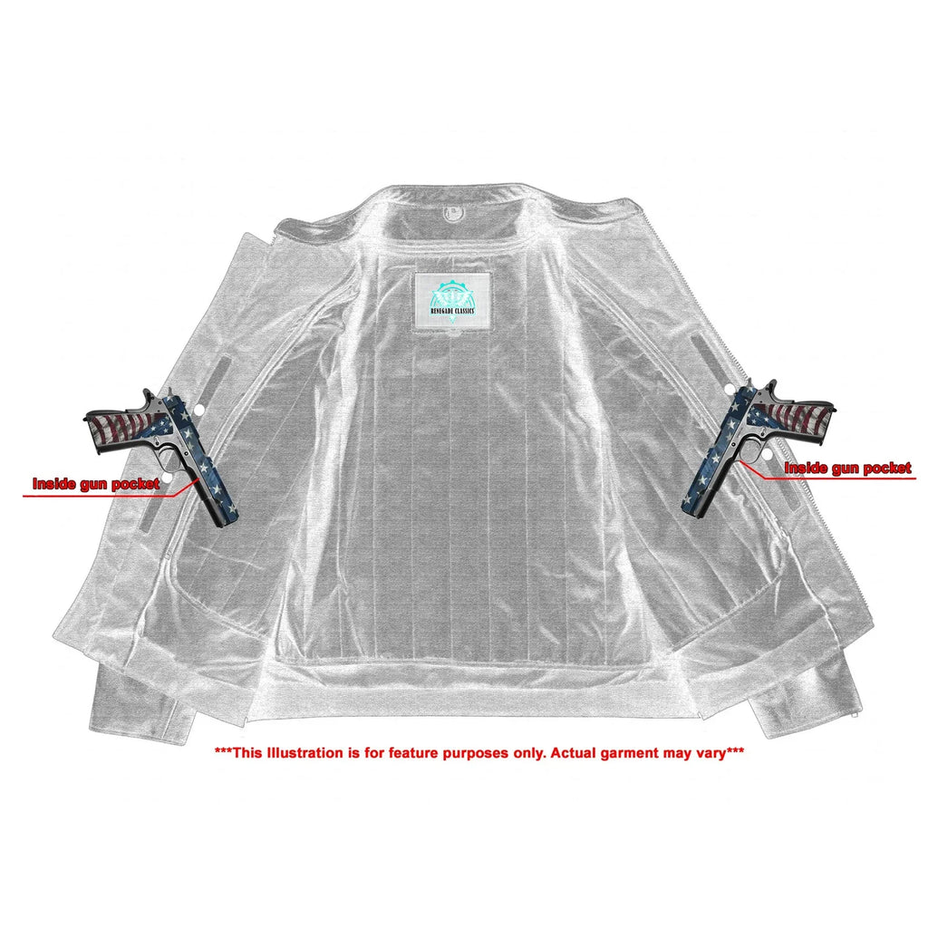 Men's Classic Black Scooter Leather Jacket