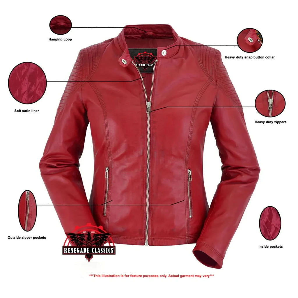 Cabernet - Women's Fashion Leather Jacket