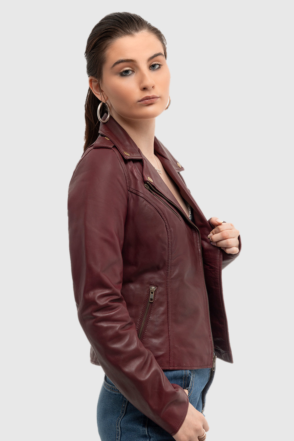 Harper Moto Leather Jacket
