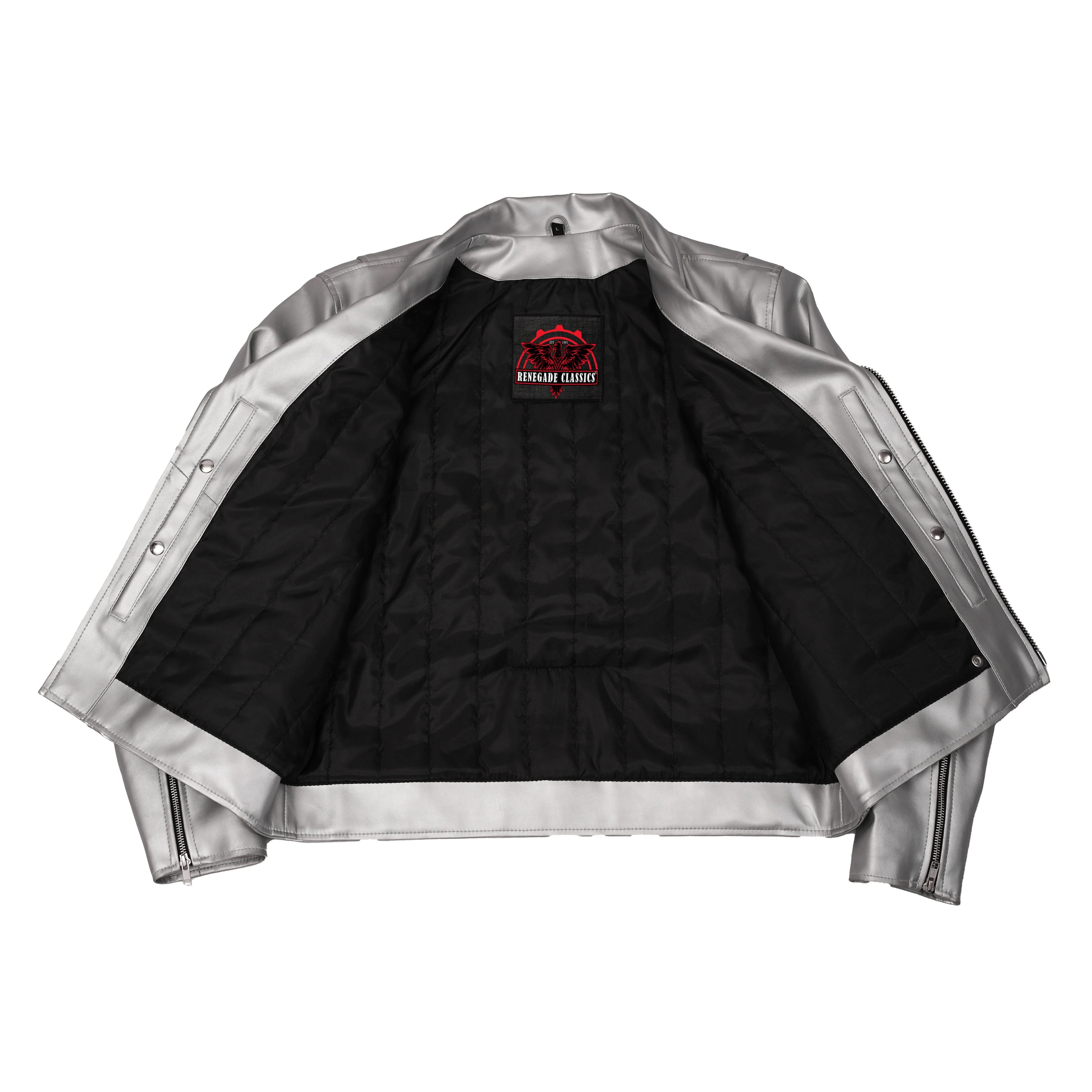 Iron Phantom Men’s Faux Leather Motorcycle Jacket