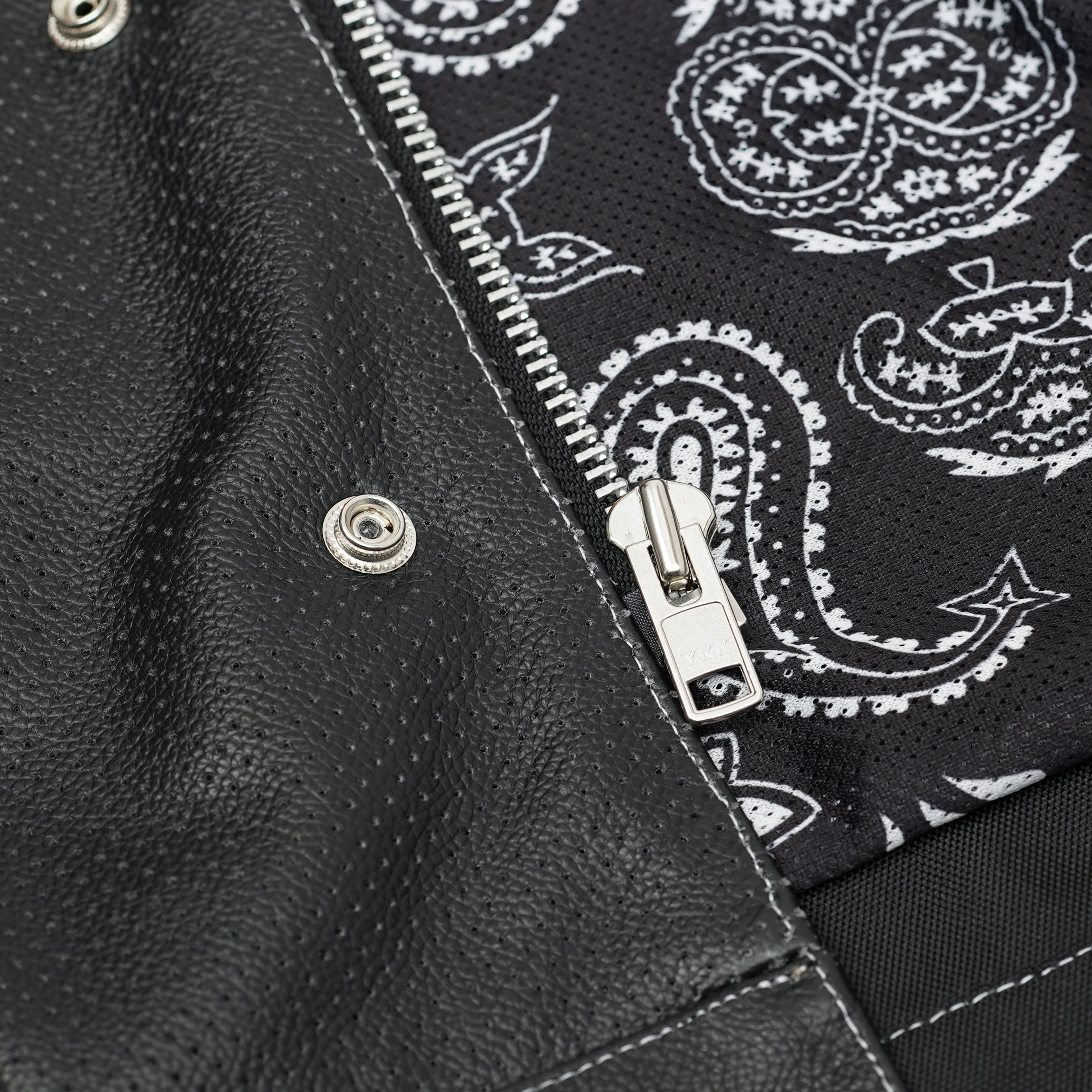 Blaze Lowcut Chrome Phantom Men's Leather Vest