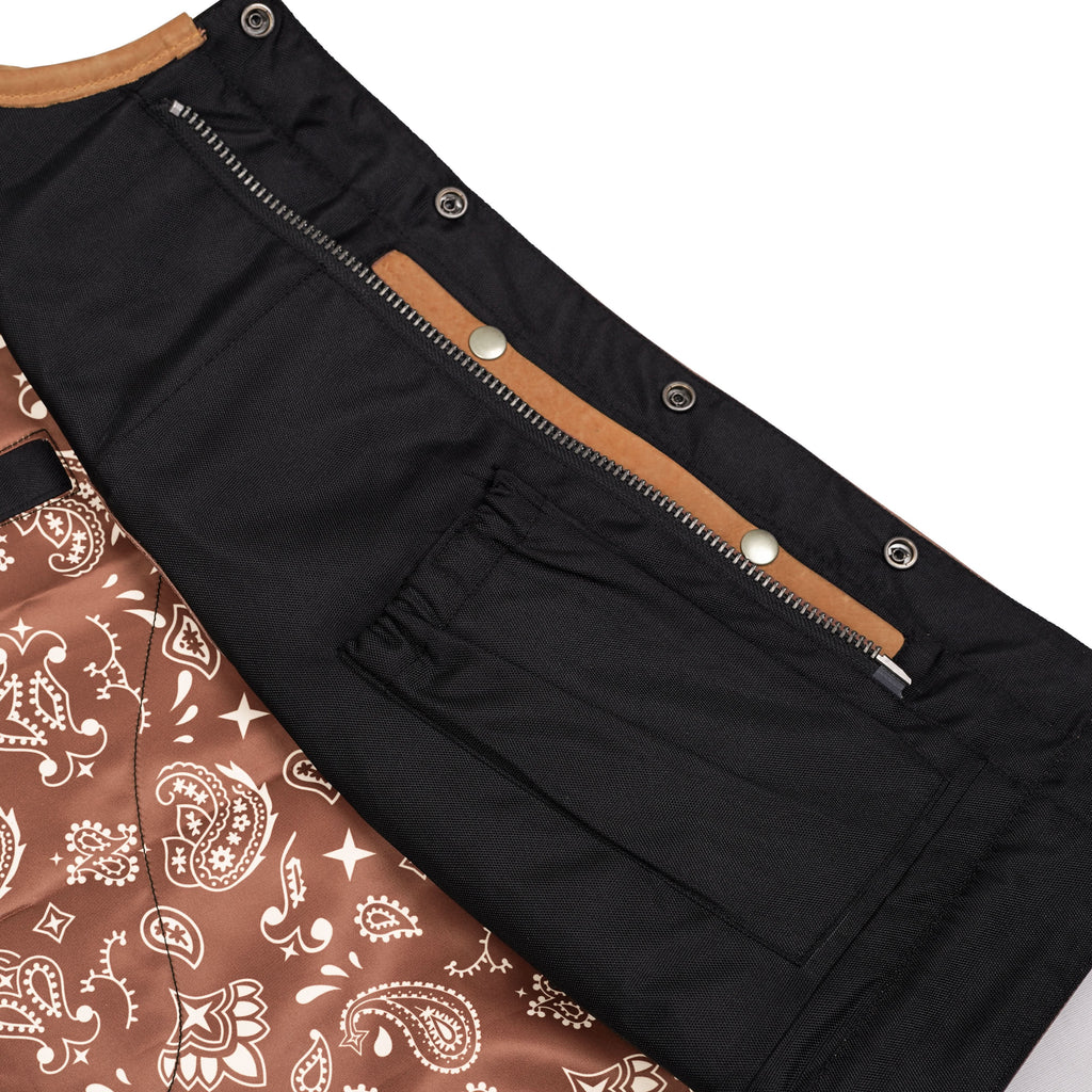 Rustic Rebel™ Lowcut Men’s Brown Leather Vest