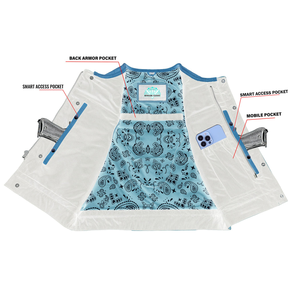 Rustic Rebel™ Lowcut Men’s Brown Leather Vest