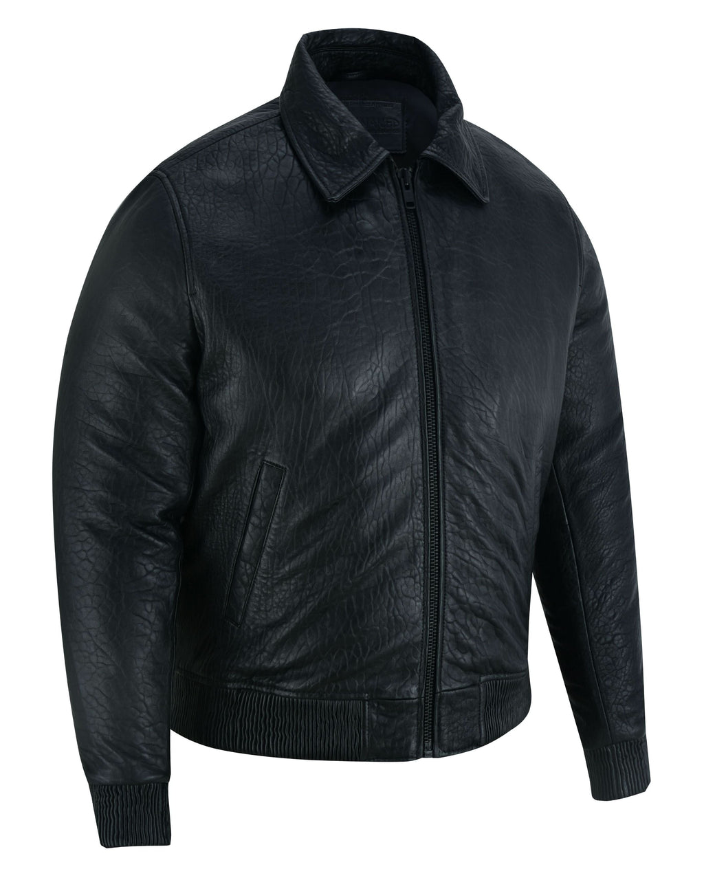 Traveler Men's Fashion Black Leather Jacket