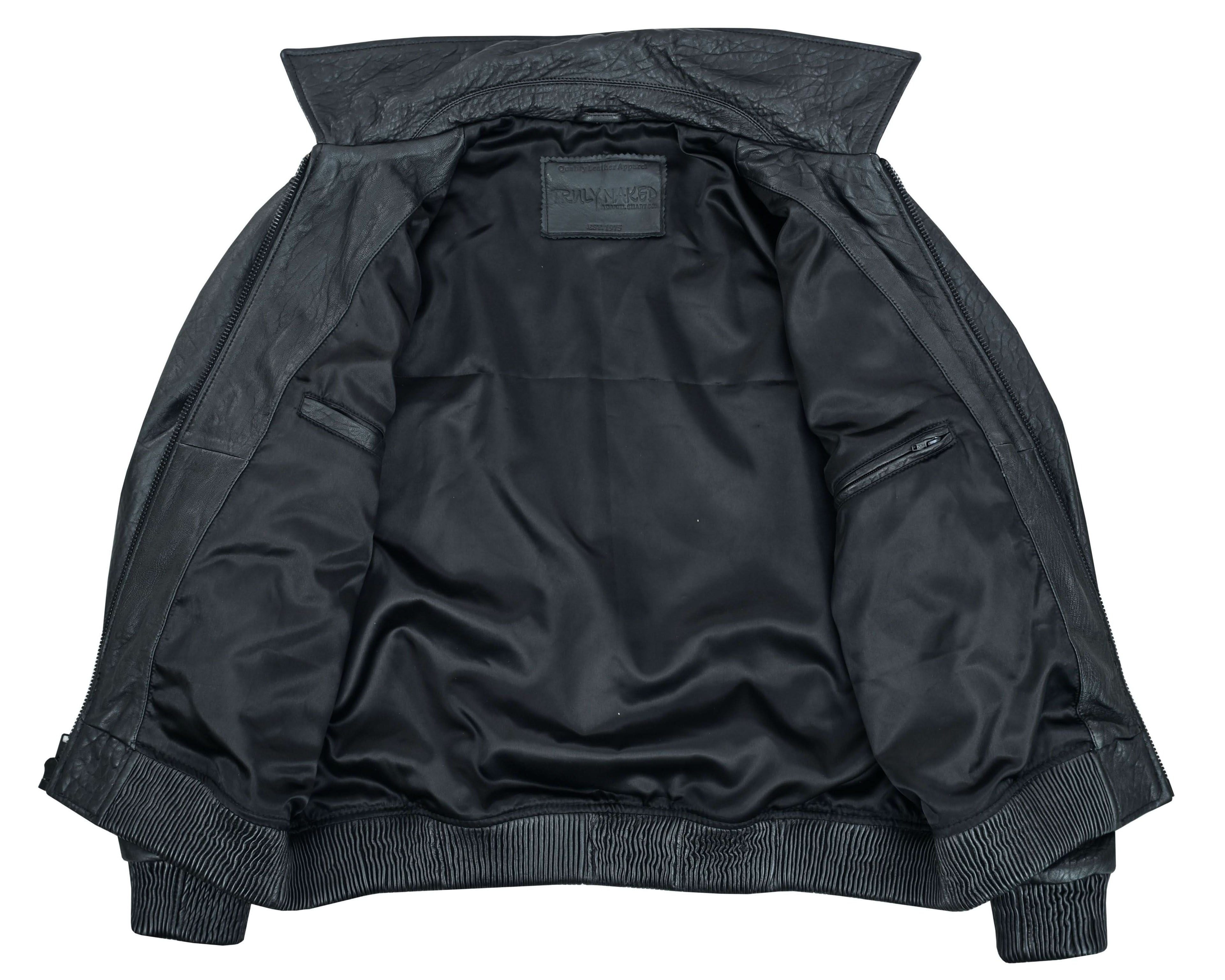 Traveler Men's Fashion Black Leather Jacket