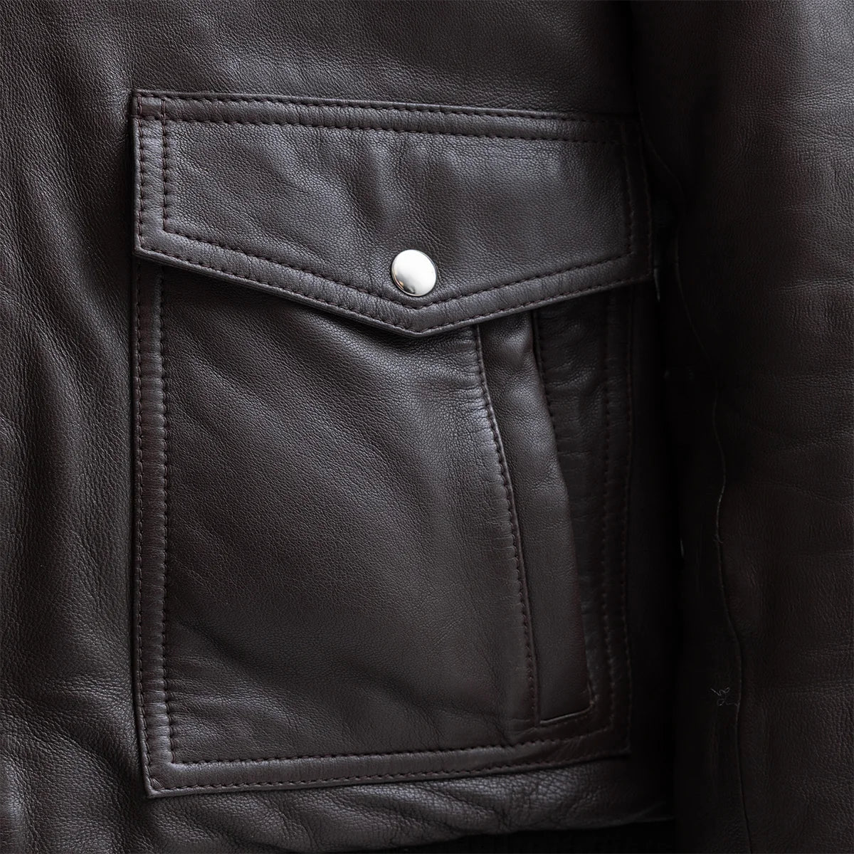 Nicola Men's Bomber Style Leather Jacket