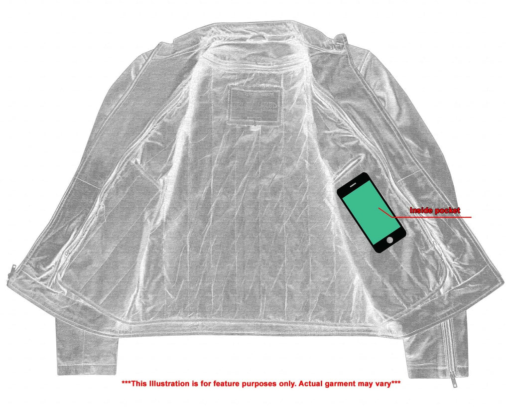 Wanton Men's Fashion Lambskin Leather Jacket –Black