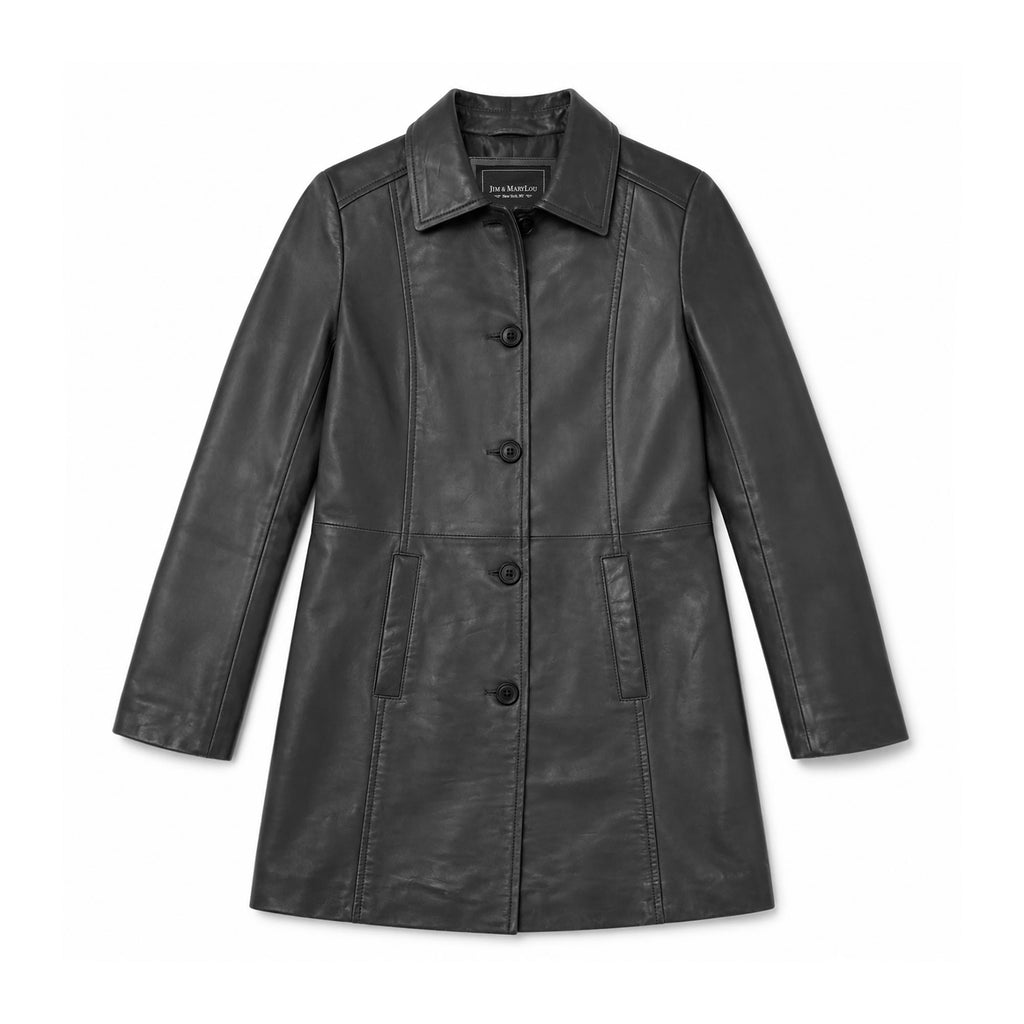 Jammie Women's Fashion Leather Coat