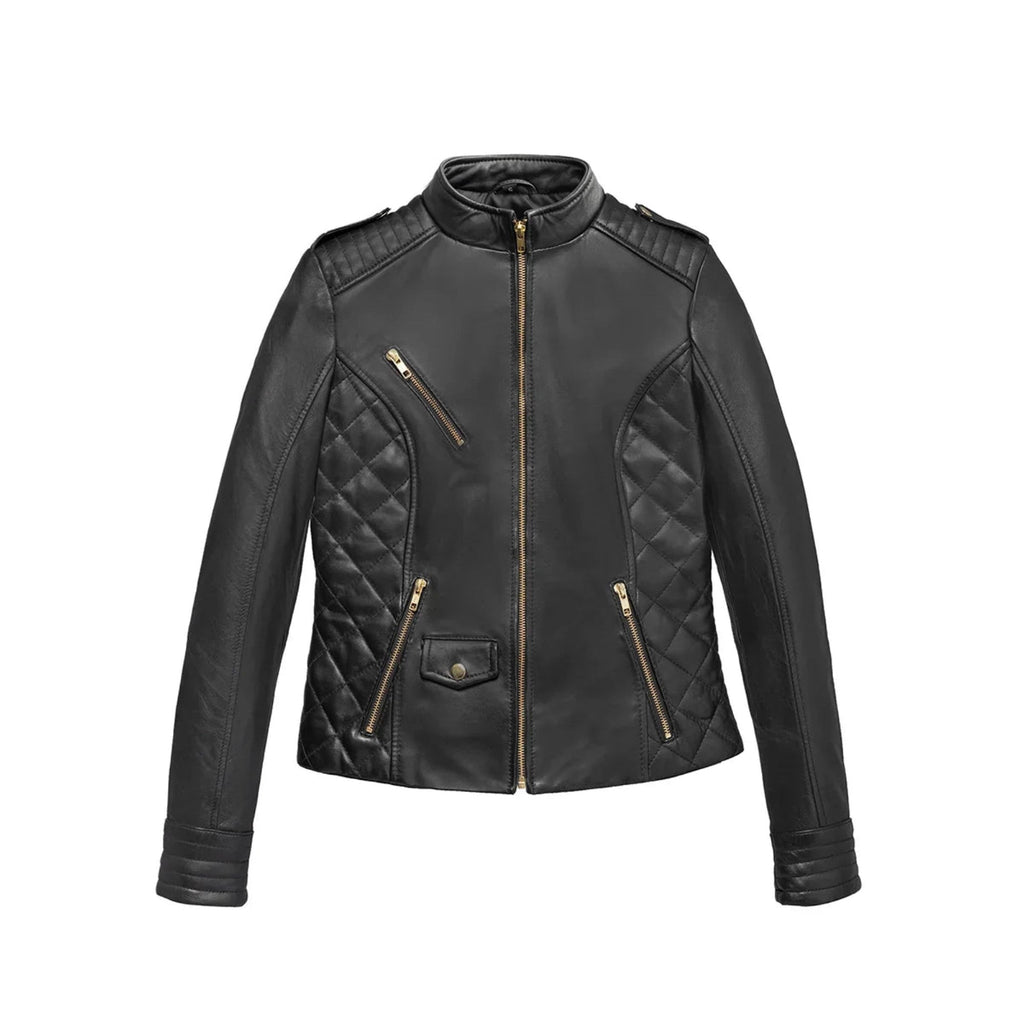 Alessandra Women's Fashion Leather Jacket