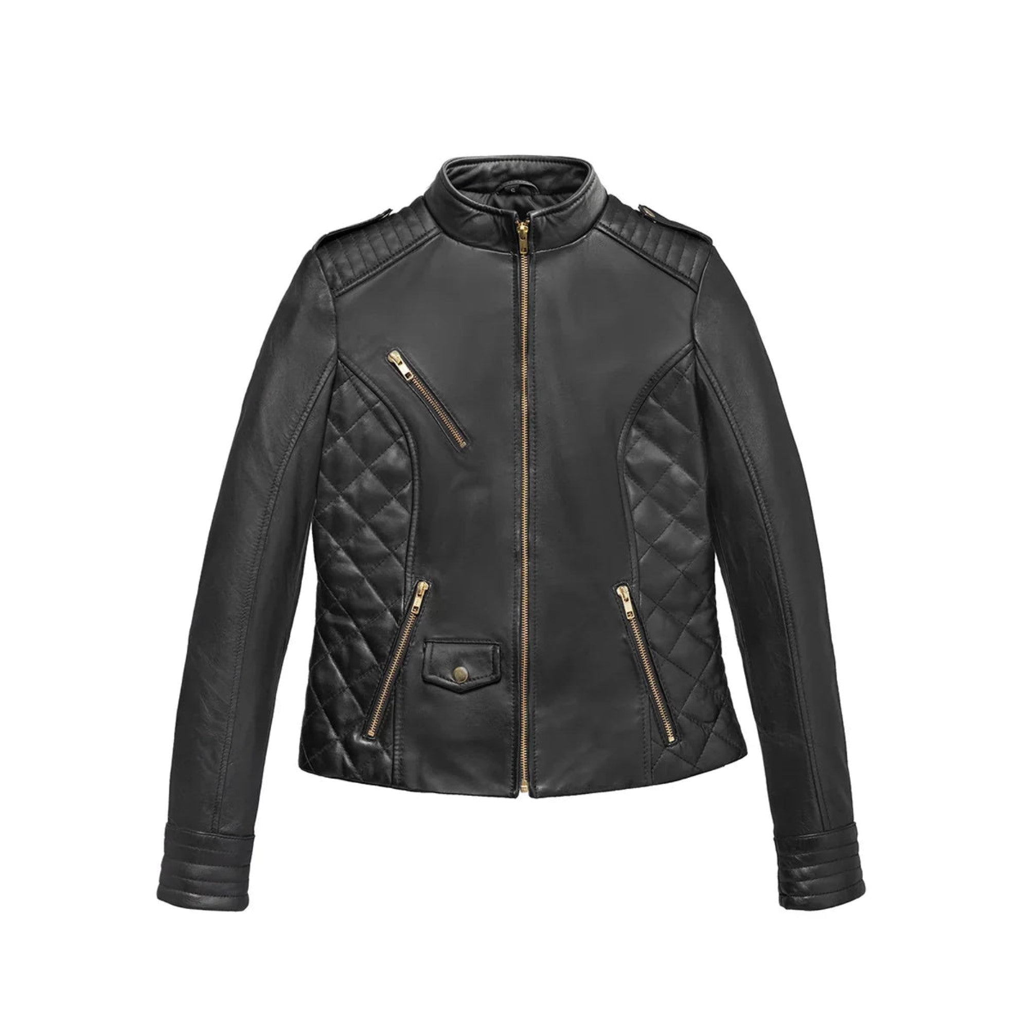 Alessandra Women's Fashion Leather Jacket
