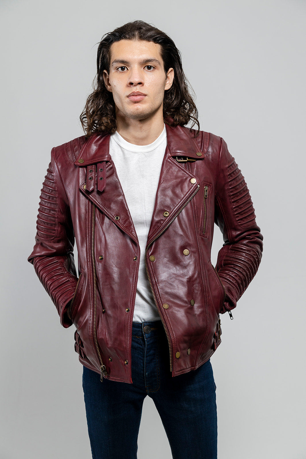 Brooklyn Men's Lambskin Leather Jacket