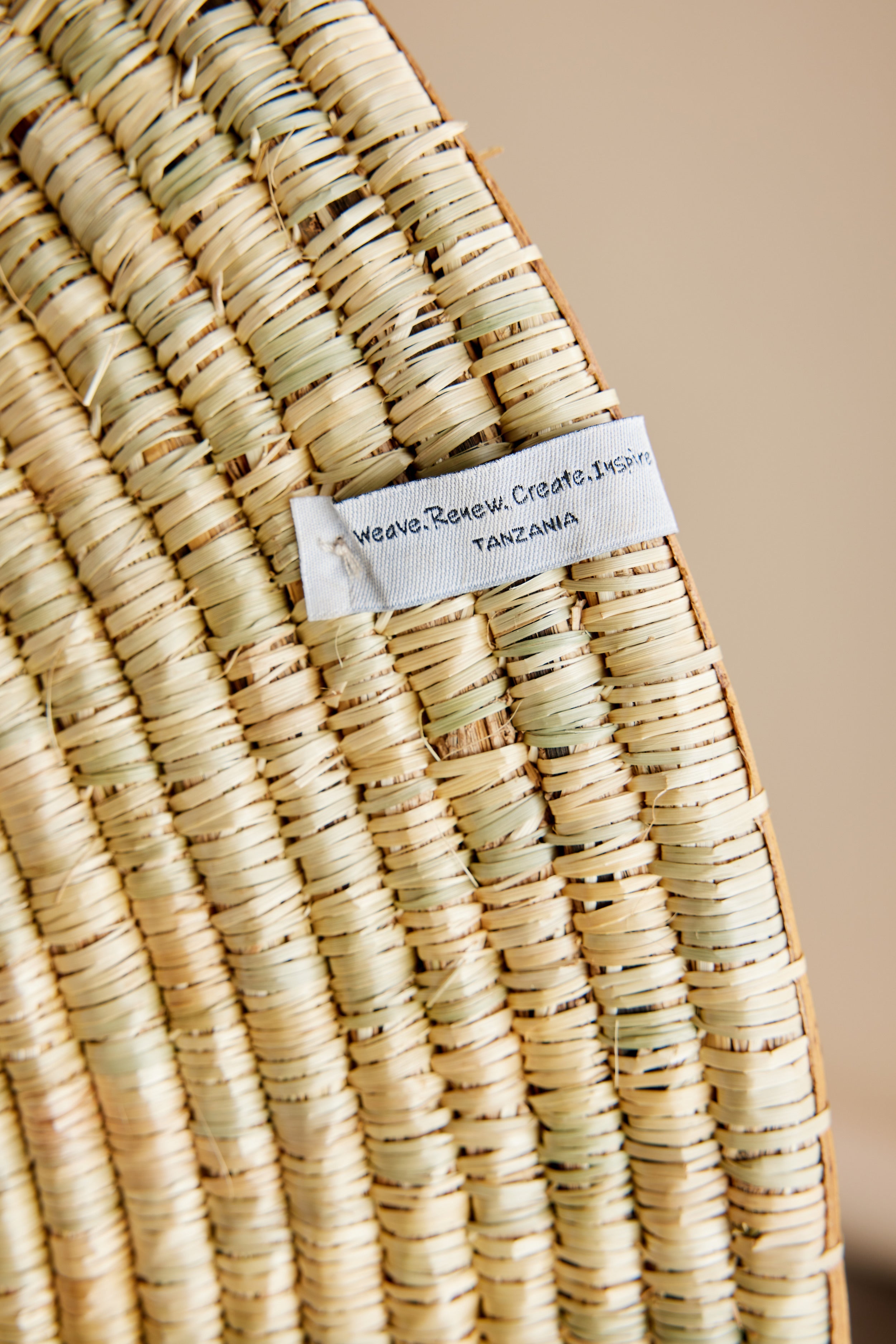 Maua Banana Bark Wall Basket