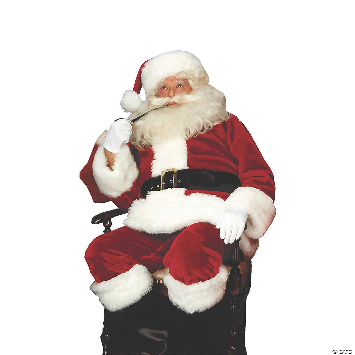 Adult Crimson Imperial Santa Suit Costume - Large