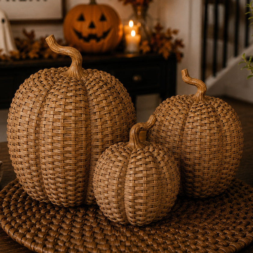 Rattan Pumpkins