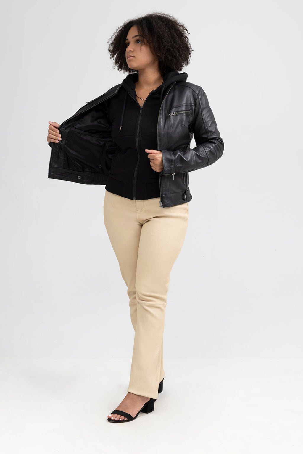 April Women's Lambskin Fashion Leather Jacket