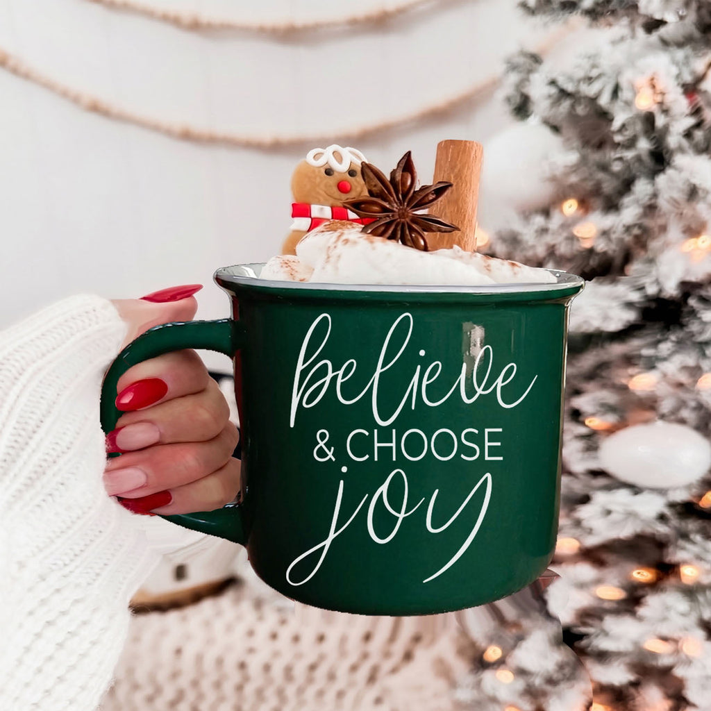 Believe & Joy Mug