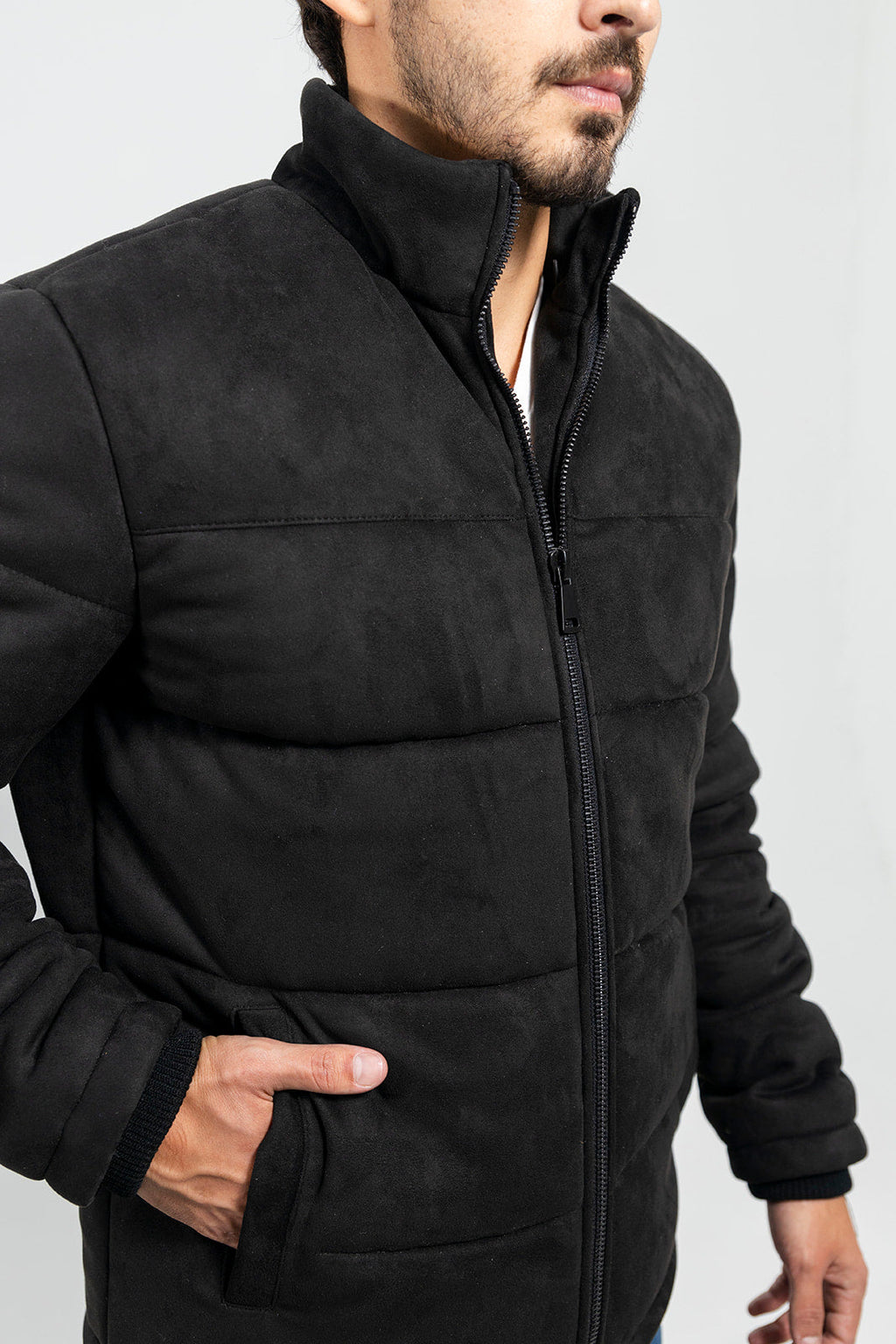 Brady Men's Vegan Faux Suede Jacket