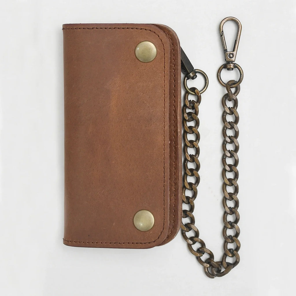 SMALL TRUCKER - Vegetable Tanned Leather Wallet