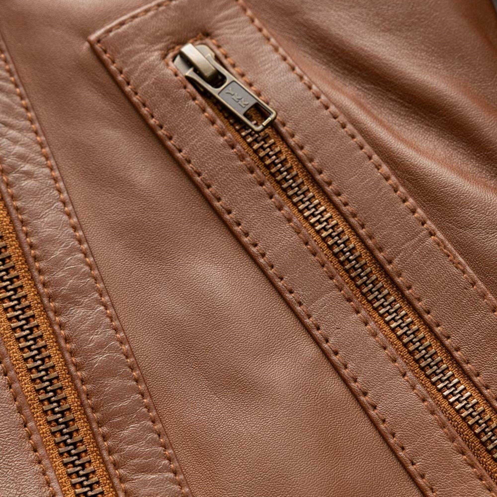 Chelsea Women's Leather Jacket Faux Shearling