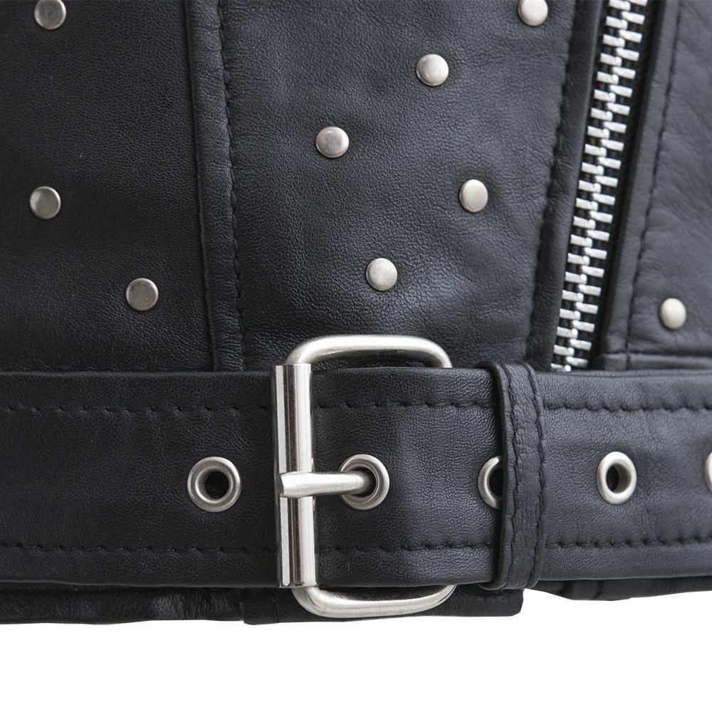 Claudia Women's Fashion Leather Jacket