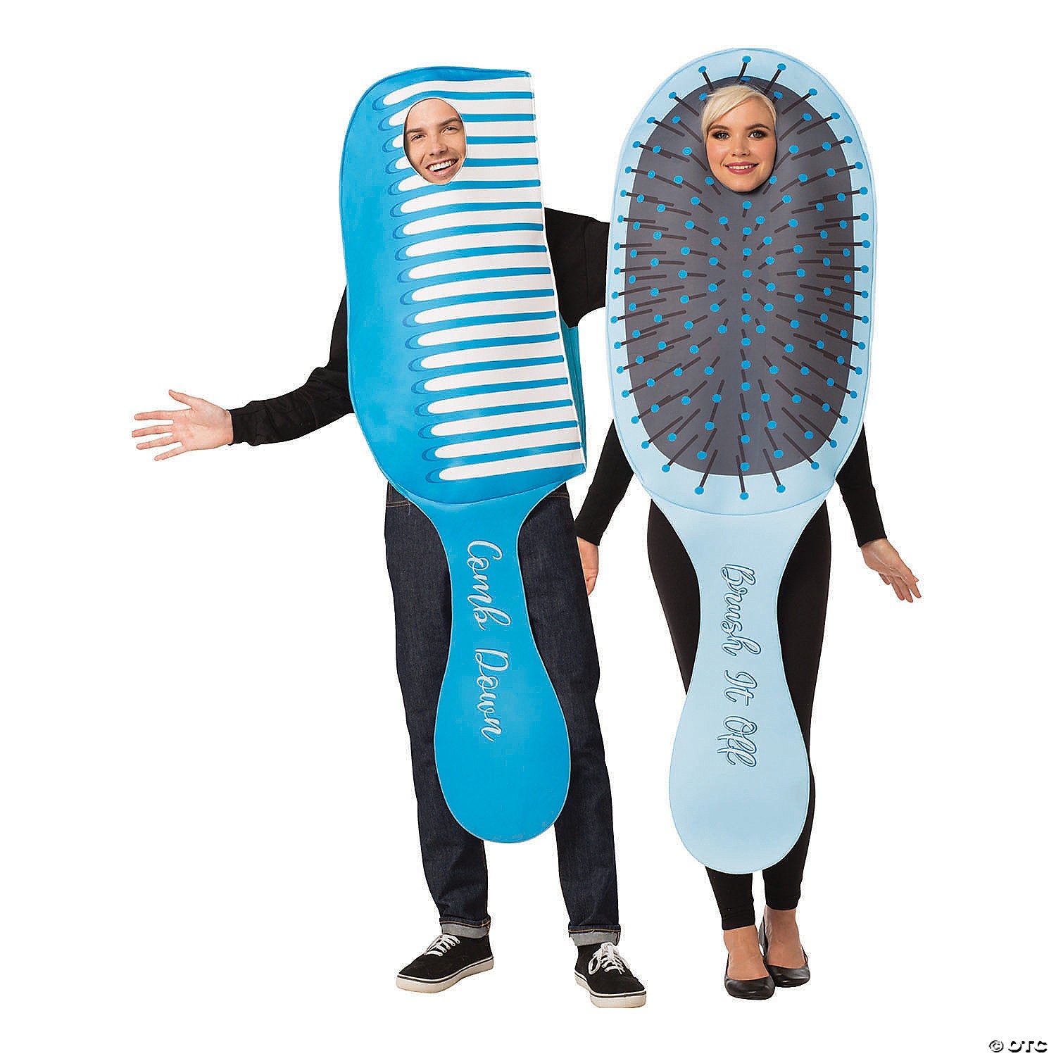 Adult Comb & Brush Couple Costumes