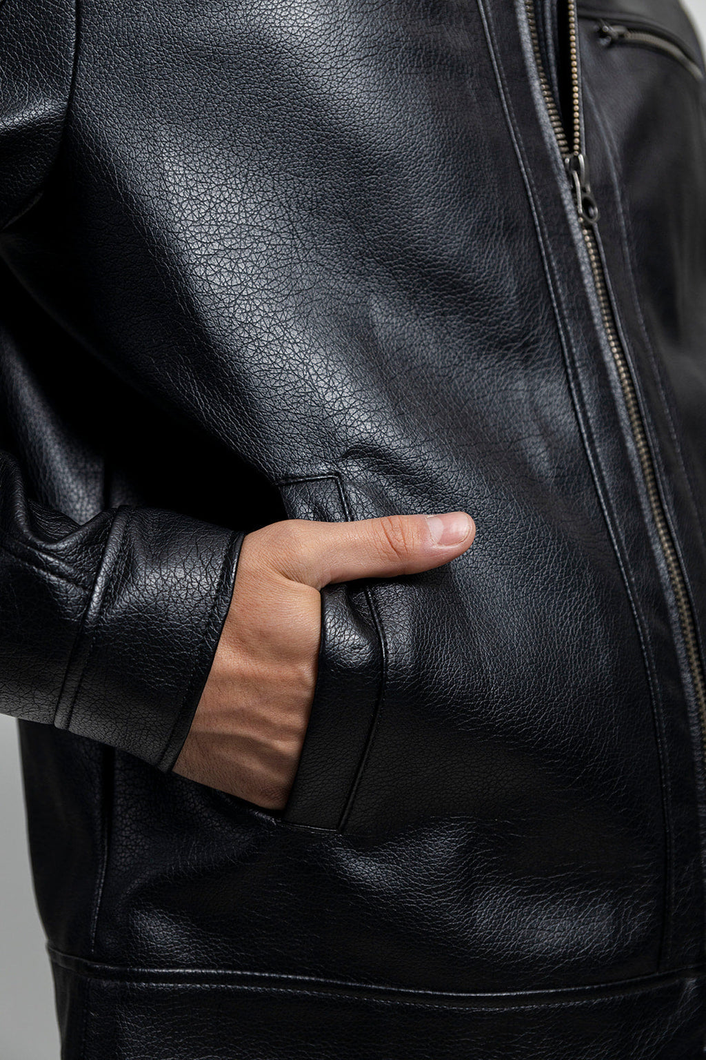 Conner Men's Vegan Faux Leather Jacket
