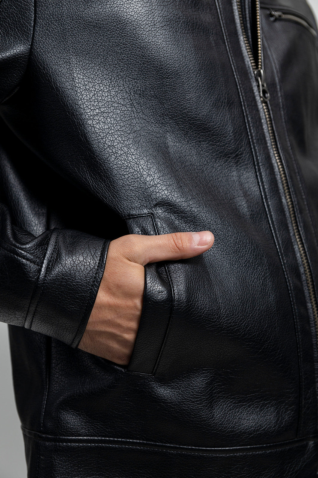 Conner Men's Vegan Faux Leather Jacket