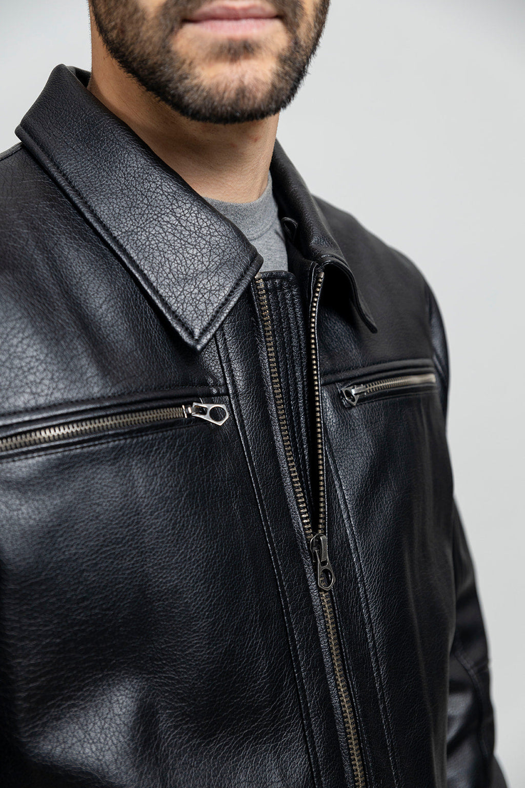 Conner Men's Vegan Faux Leather Jacket