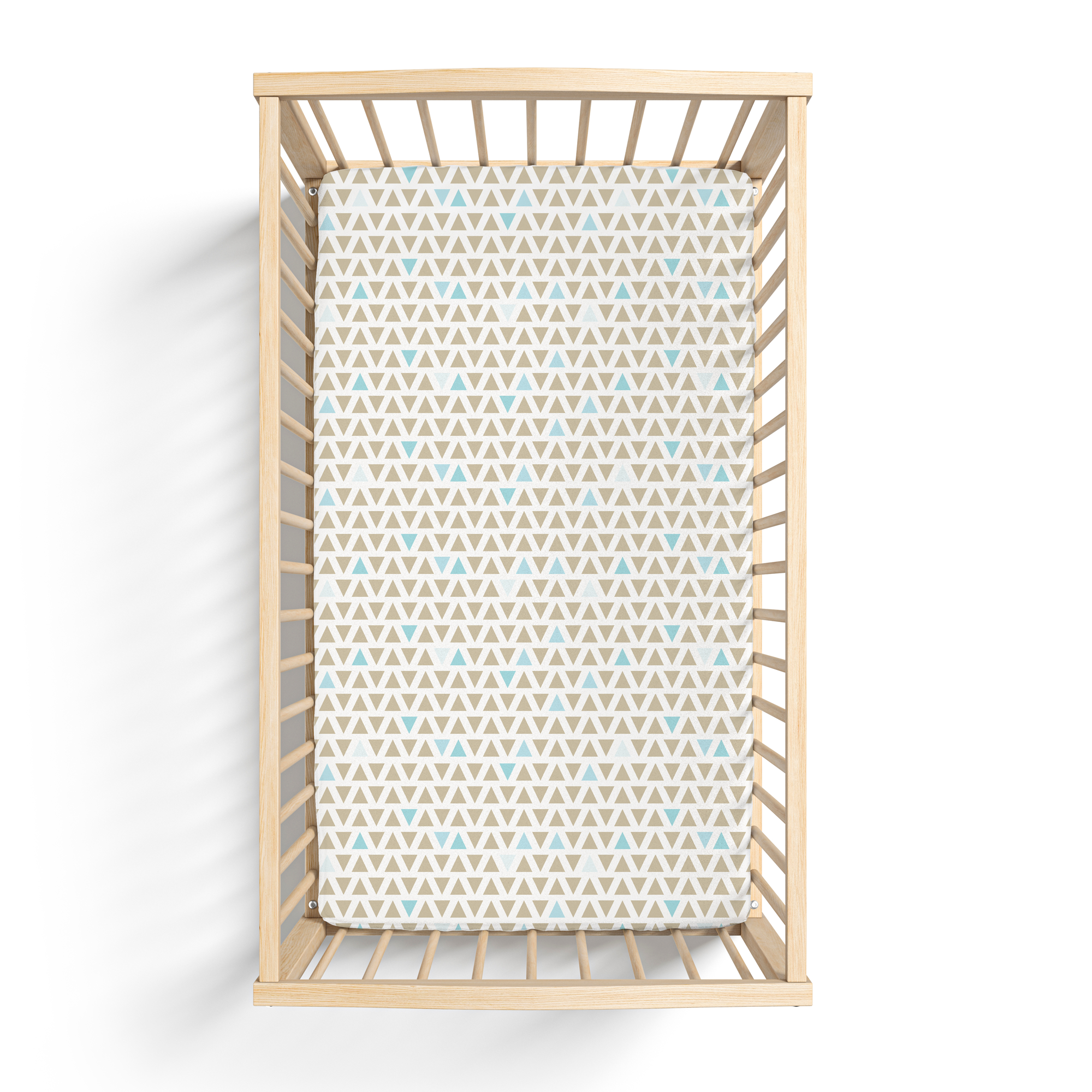 Jersey Knit Polyester Crib Sheet in Every Which Way