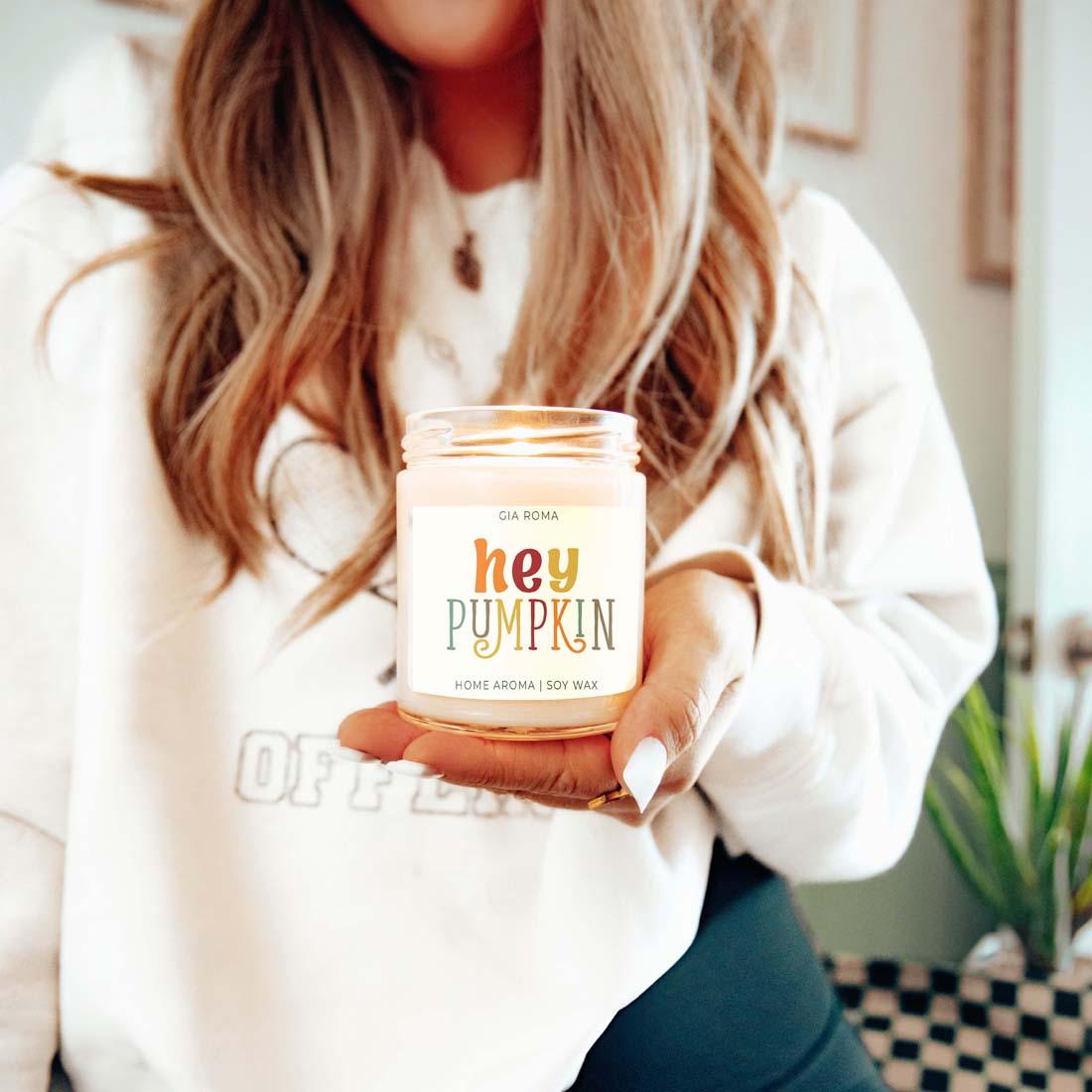 Baked Pumpkin Candle