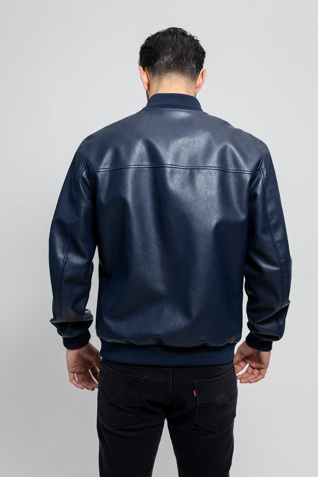 Justin Men's Vegan Faux Leather Jacket
