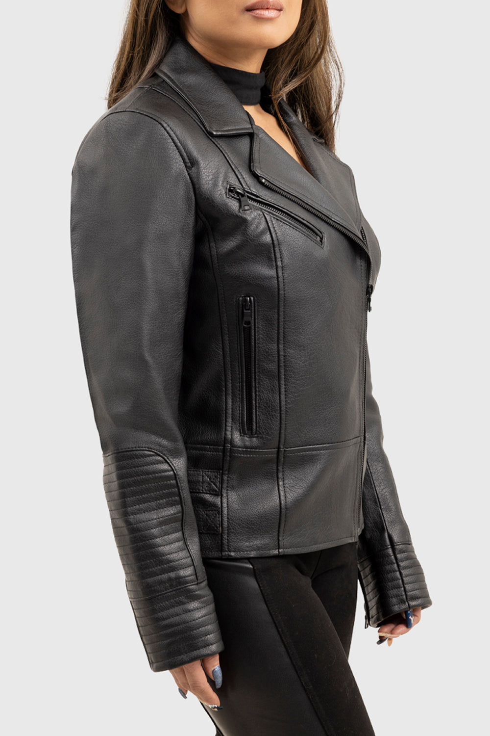 Lauren Women's Vegan Faux Leather Jacket