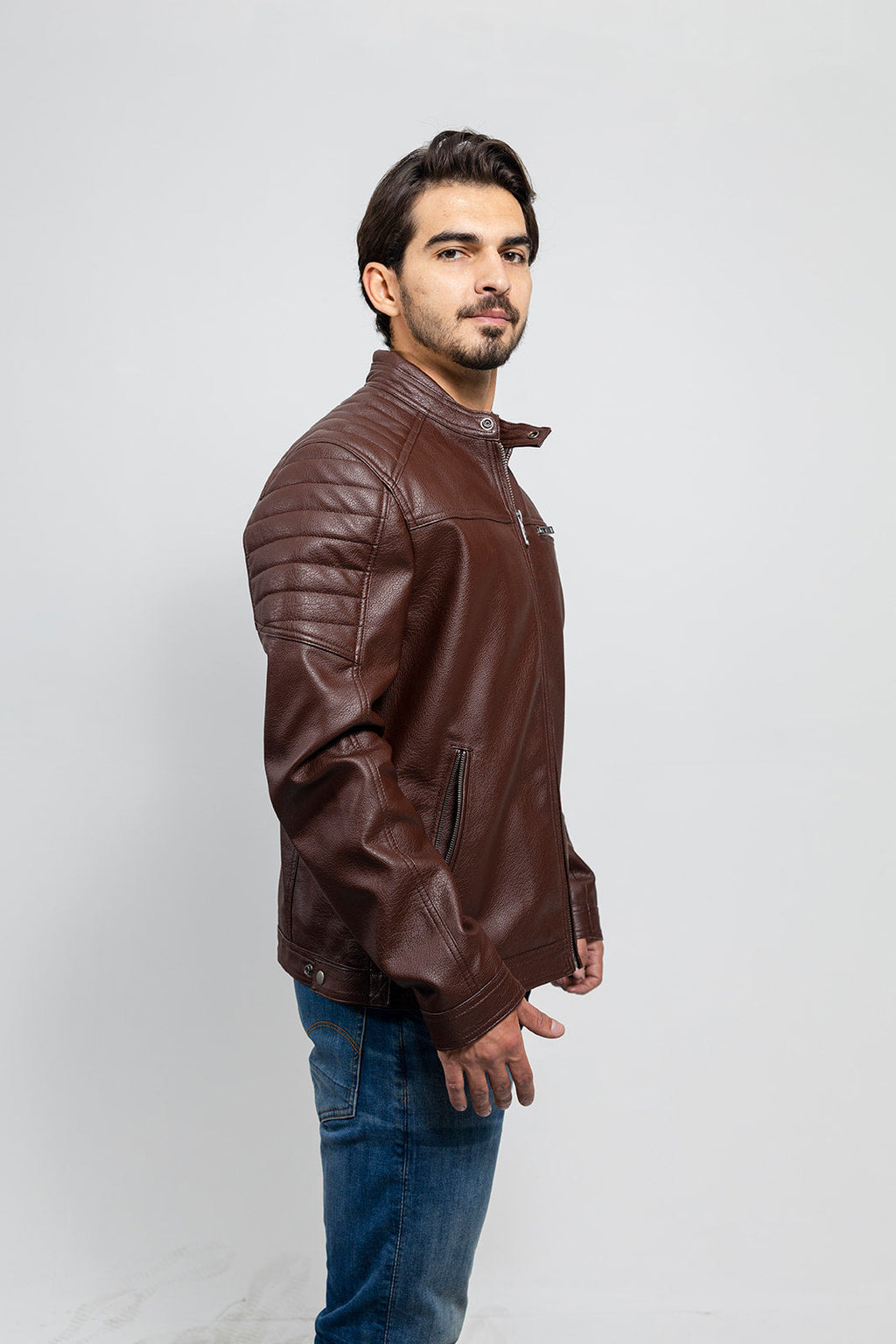 Logan Men's Vegan Faux Leather Jacket