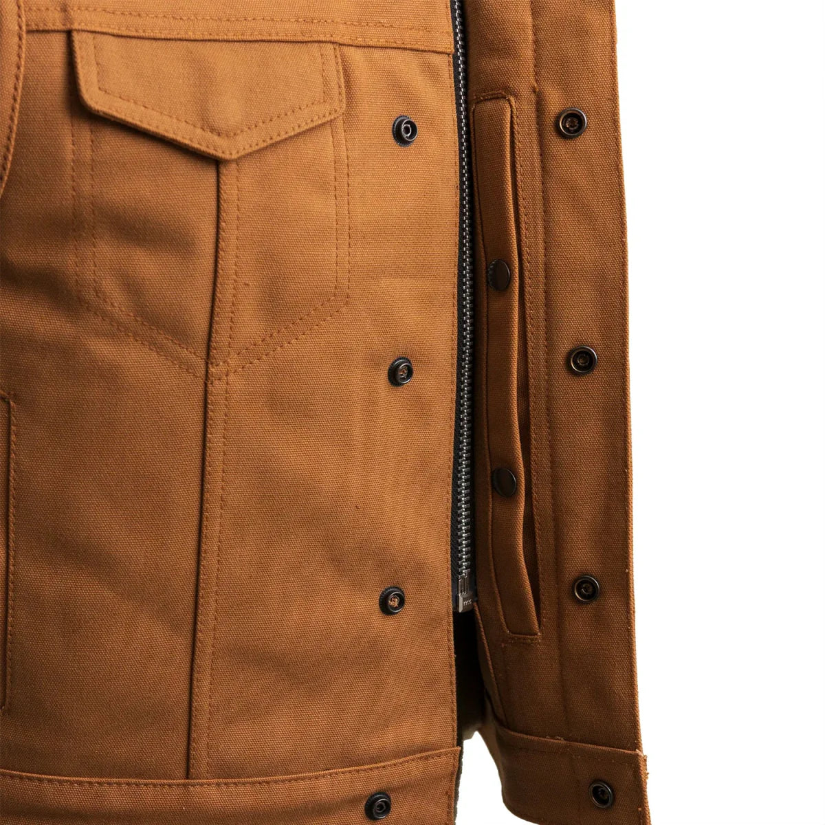 Lowside Duck Men's Motorcycle Canvas Vest